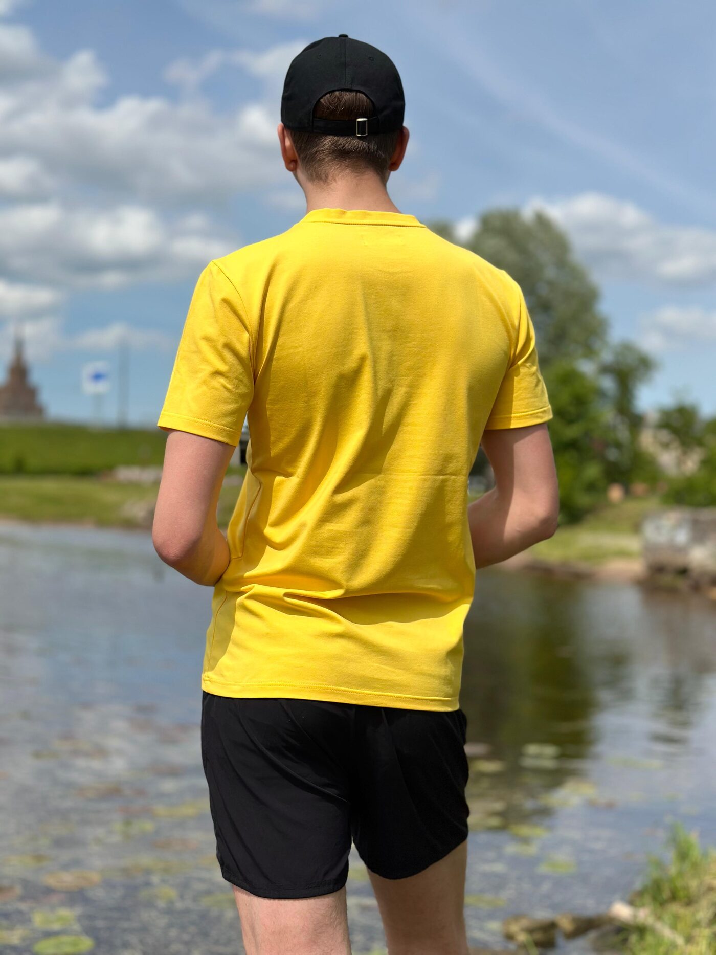 Ozolvīle - Unisex long slim fit T-shirt for tall people